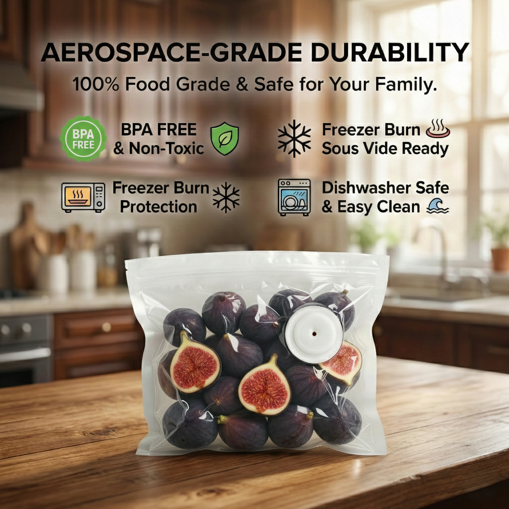 ShiftHome Handheld Vacuum Sealer Bundle with 30 Reusable Bags & 9 Glass Containers - Ultimate Food Freshness Kit