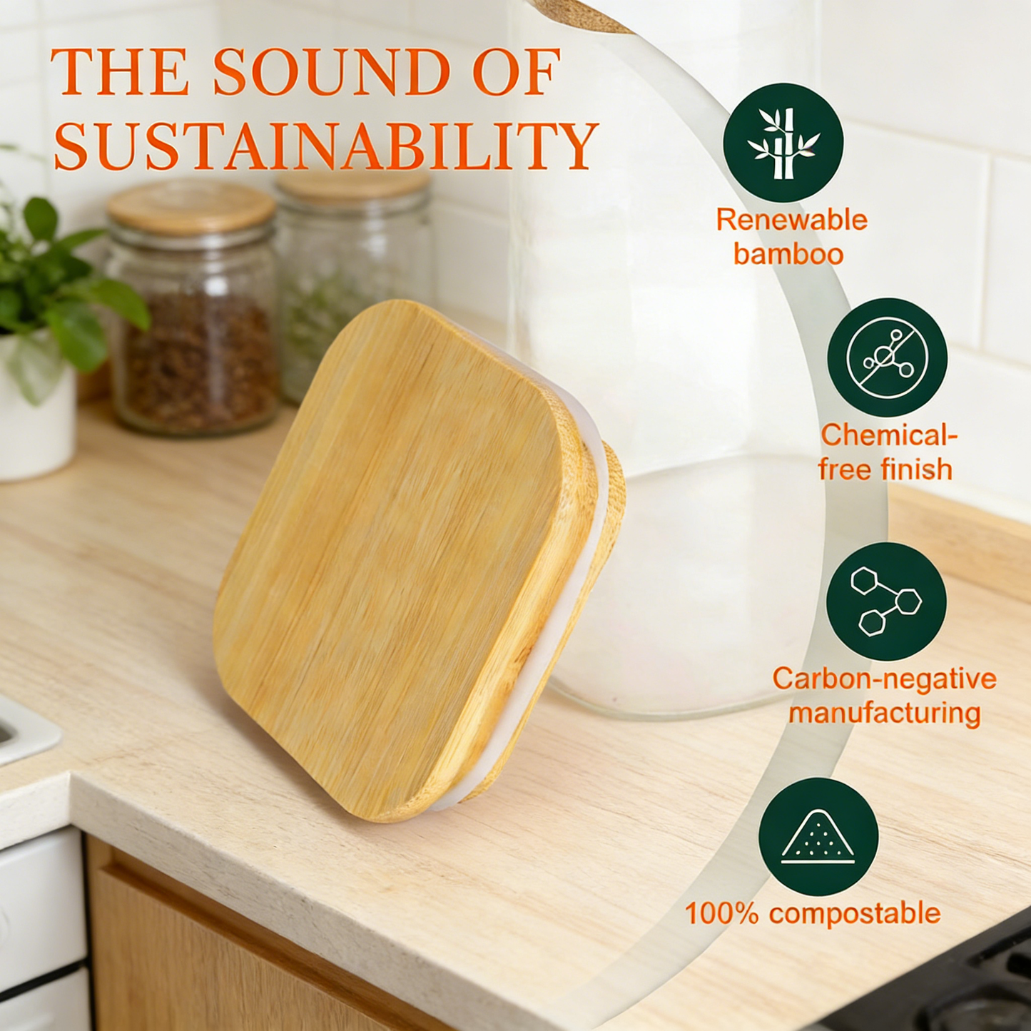 12-Piece Glass Food Storage Jars with Bamboo Lids - Stackable Airtight Canisters for Kitchen Pantry Organization